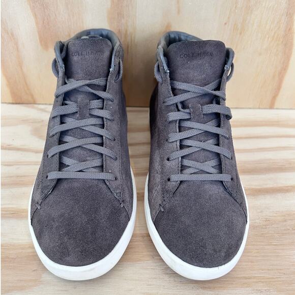 Cole Haan - Grand Crosscourt Hi Top - Sneakers - Gray - Women's - 7.5B - W09740 - Picture 2 of 9